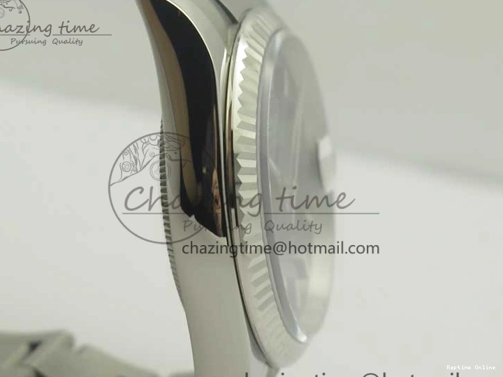 0125 DateJust 36 SS 116234 Fluted Bezel DJF Best Edition Blue Dial Stick Markers on SS Oyster Bracelet A Affordable 3373